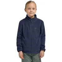 Jack Wolfskin Fleecejacke TAUNUS JACKET K hochschließender Kragen, mit Reißverschluss, atmungsaktiv, winddicht