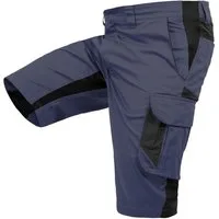 Qualitex Workwear Arbeitsshorts INDustriewaschfähige kurze Arbeitshose - slim-fit - mechanisch Stretch