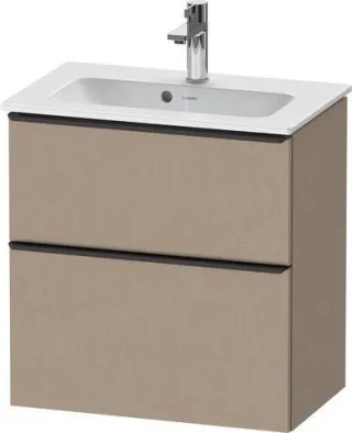 Duravit D-Neo Waschtischunterbau wandhängend Leinen Matt 610x372x625 mm - DE43680BD750000 DE43680BD750000