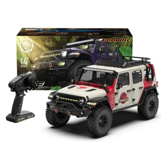 Rlaarlo MK-07 V2 1/7 2.4G 4WD Brushed RC Car Rock Crawler FLG Portal Axle Diffs Lock LED Light Oil Shocks Off-Road Climb