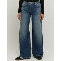 Tally Weijl Loose-fit-Jeans SPADEWACKIE5 Baumwollmischung, Mid Waist