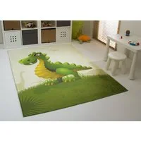 Steffensmeier Kinderteppich Rexi, Rechteckig, Dino, Kinderzimmer