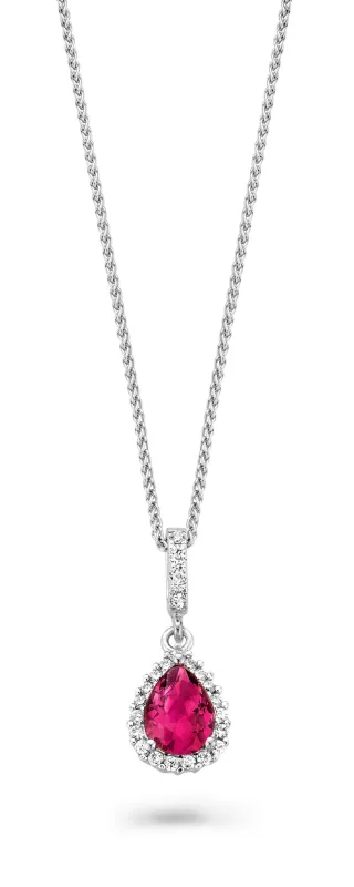 Orphelia 'Enora' Damenkette mit Anhänger aus 925er Sterlingsilber - Silber ZH-7226/RU