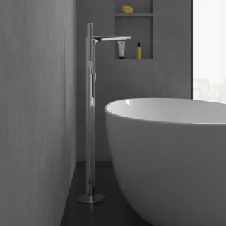 Villeroy und Boch Antao Einhebel-Badewannenarmatur TVT11100400061 Standmontage, chrom