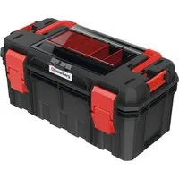Prosperplast Werkzeugbox X BLOCK ALU LOG, 55 x 28 x 26,4 cm