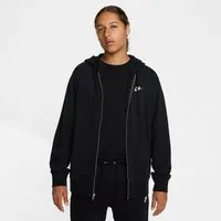 Nike Kurzarmshirt M NK CLUB FT FZ HOODIE BLACK/BLACK/WHITE