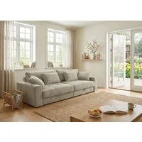 Jockenhöfer Gruppe Big-Sofa Space XL, B: 284 cm, Mega-Sofa mit Bettkasten & 4 Zierkissen