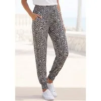 Vivance by Lascana Jerseyhose aus luftig-leichtem Stoff und Animalprint, elastischer Bund, leichte Sommerhose