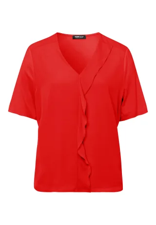 FRANK WALDER - Blusenshirt ELEMENTS für viele Gelegenheiten cherry - Gr. - 44