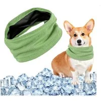 Ledander Tier-Halstuch Kühlhalsband für Hunde – Cooling Bandana & Hundeschal, kühlendes Halstuch für Sommer & Hitze, wiederverwendbar