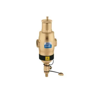 Caleffi Mikroblasen-Schlammabscheider 546106 Messing-Gehäuse, mit Magnet, 1" IG