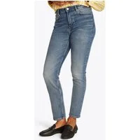 Tommy Hilfiger Slim-fit-Jeans Slim Cigarette High Waist mit Logo-Badge, in blauer Waschung