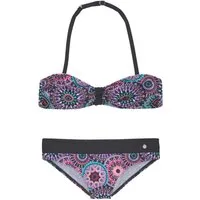 s.Oliver Bandeau-Bikini mit coolem Print
