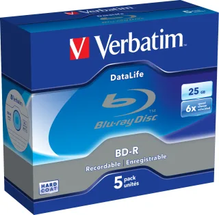 Verbatim DataLife | 43836 | 5 x BD-R - 25 GB 6x