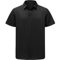 Allthemen Poloshirt Herren Kurzarm Poloshirt mit 3-Knopfleiste Business Regular Fit