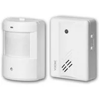 Virone Bewegungsmelder Funk-Durchgangsmelder 32 Töne, PIR-Sensor, 70-80dB