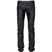 Regnes Fetish Planet Lederimitathose Herren-Hose in schwarz - L