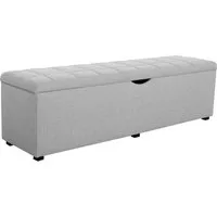 Home affaire Hockerbank Checked, mit Stauraum, Breite 120 cm und 160 cm, als Bettbank geeignet