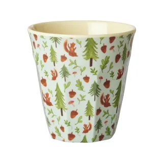 Rice Melamin Becher Happy Forest / Blau 250ml