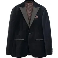 Next Jackenblazer Muscle Fit Motionflex Samt-Sakko mit Stretch (1-tlg)