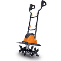 Scheppach Elektromotorhacke IXES Elektro-Motorhacke Gartenfräse IX-EH38, 360mm Arbeitsbreite, 36 cm Schnittbreite, Zusammenklappbar für einfachen Transport und Lagerung