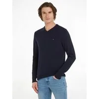 Tommy Hilfiger V-Ausschnitt-Pullover PIMA ORG CTN CASHMERE V NECK