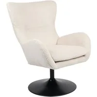 HELA Loungesessel SAMOS (1-St), Sessel,drehbar,Trompetengestell,Microfaser Breitcord,Armlehnen