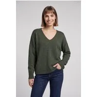 ONLY V-Ausschnitt-Pullover ONLRICA LIFE L/S V-NECK PULLO KNT NOOS Materialmix, regular fit