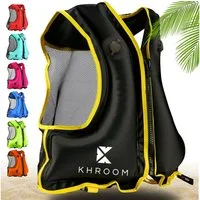 Khroom Schwimmweste aufblasbar Erwachsene für SUP, Kajak, Schnorcheln / Schnorchelweste, Keine Rettungsweste für Hochsee