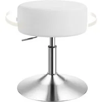 Woltu Drehhocker (1 St), Schminkhocker Cord, höhenverstellbar drehbar