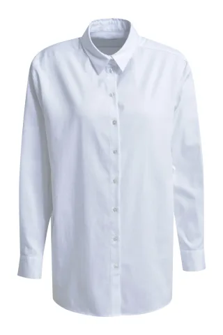 Milano Italy - shirt blouse w/ back print 1/1 sleeve white - Gr. - 36