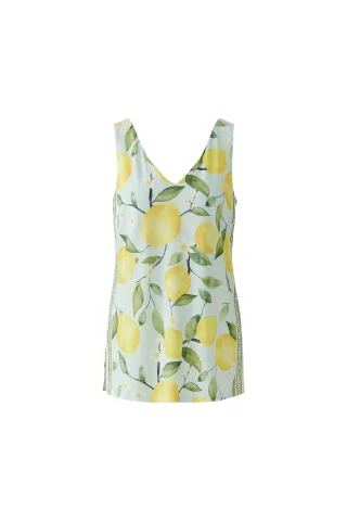 Oui - Top Silky Touch lt green yellow - Gr. - 40