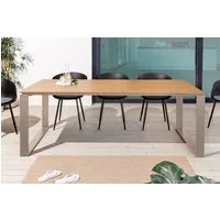 riess-ambiente Gartentisch FLOATING 210cm greige - WPC-Bohlen, Aluminium, wetterfest, Holzoptik (Einzelartikel, 1-St), Garten · Metall · Outdoor · Terrasse · Industrial Design · Modern