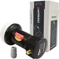 PremiumX Deluxe Single LNB PLL SAT für 1 Teilnehmer DVB-S2 HD UHD 4K Monoblock-LNB