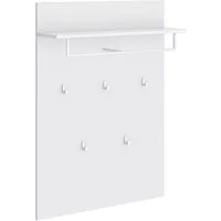 Mai & Mai Wandgarderobe Garderobenpaneel Hakenpaneel mit Ablage und 5 Haken Gabo-01