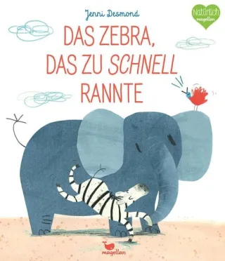 Das Zebra das zu schnell rannte
