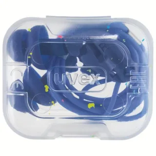 Uvex Mehrwegstöpsel xact-fit mit Kordel Größe M/L - 50 Paar blau M/L - 2224028