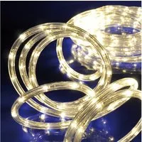 Haushalt International LED-Lichterschlauch Lichterschlauch LED 6 Meter mit 120 warm weißen LEDs