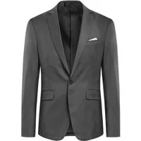 Allthemen Anzugsakko Herren Slim Fit klassische Anzugjacke mit einem Knopf