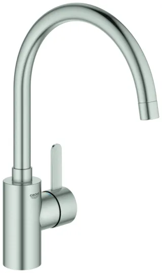 GROHE EH-SPT-Batterie Eurosmart C 32843 hoher Auslauf GROHE Zero supersteel, 32843DC2 32843DC2