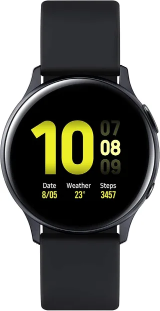 Samsung Galaxy Watch Active 2 [inkl. Kunststoffarmband schwarz] 44mm Aluminiumgehäuse schwarz