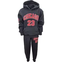 Hessis Freizeitanzug Kinder Jogginganzug – warm & bequem jf125 (Set, Hoddie mit Jogginghose)