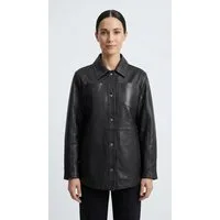 Mauritius Hemdbluse MWNadya aus Echtleder, oversize