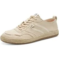 Tamaris Plateausneaker Freizeitschuh, Halbschuh, Schnürschuh mit Juterand