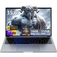 Ninkear Laptop AMD Ryzen 5 5500U(bis zu 4,0 GHz),16GB RAM + 512GB SSD Business-Notebook (39,62 cm/15.6 Zoll, AMD AMD Ryzen 5 5500U, AMD Radeon Graphics 1800 MHz, 16 GB, 512 GB SSD, WiFi 6 HDMI BT5.2, Win 11, QWERTY Tastatur)