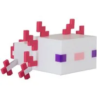 Minecraft LED Dekolicht - Deko für Minecraft Fans - Dekolampe, aufladbarer Akku, LED fest integriert, Designs: Fackel, Potion, Creeper, Netherite, Fuchsbaby oder Axolotl