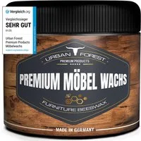 URBAN FOREST Möbelwachs, Holzwachs für innen und außen von URBAN FOREST 500ml Holzpflegeöl (1 St)