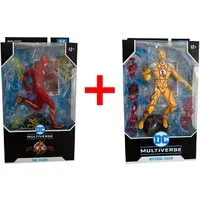 The Flash Actionfigur DC Multiverse Flash und Reverse-Flash, Actionfiguren mit beweglichen G
