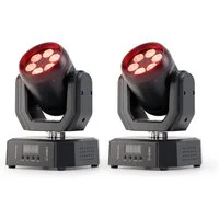 ZonQoonz Discolicht 90W Mini-Moving-Head-Scheinwerfer, sprachgesteuertes DMX für Partys DJ