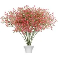 Kunstblumenstrauß Schleierkraut Künstlich 6 STK Fake Deko Blumen Künstlich Gypsophila, Agger, Artificial Flowers Künstliche Schleierkraut für Hochzeit Zuhause Deko